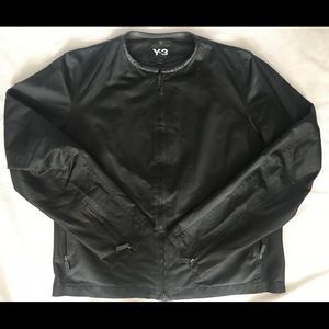 Y-3 Adidas (Yohji Yamamato) Black Bomber Jacket L